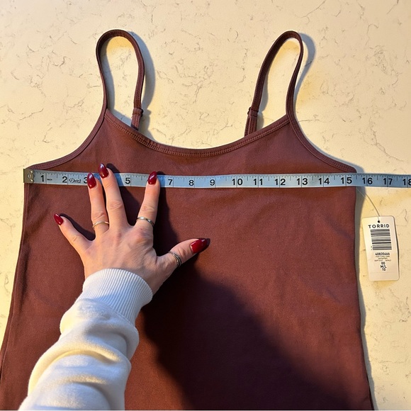 NWT Torrid M/L Foxy Cami Tank Top Sassafras Size 00 - Picture 7 of 11
